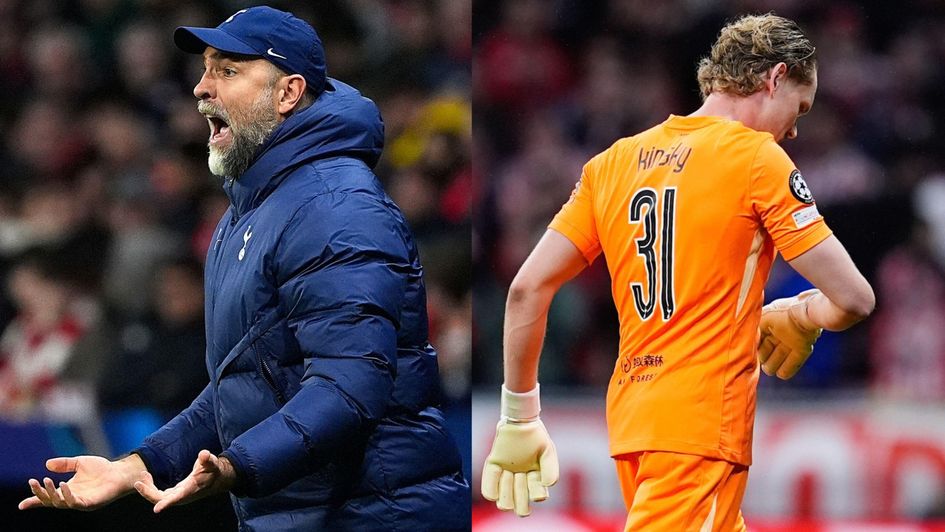 Igor Tudor surprisingly started Antonin Kinsky against Atletico before substituting him after 17 minutes with Tottenham 3-0 down