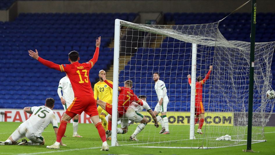 David Brooks scores against the Republic of Ireland