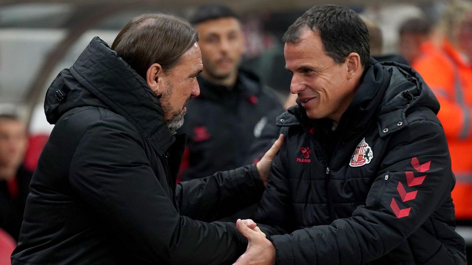 Daniel Farke and Regis Le Bris