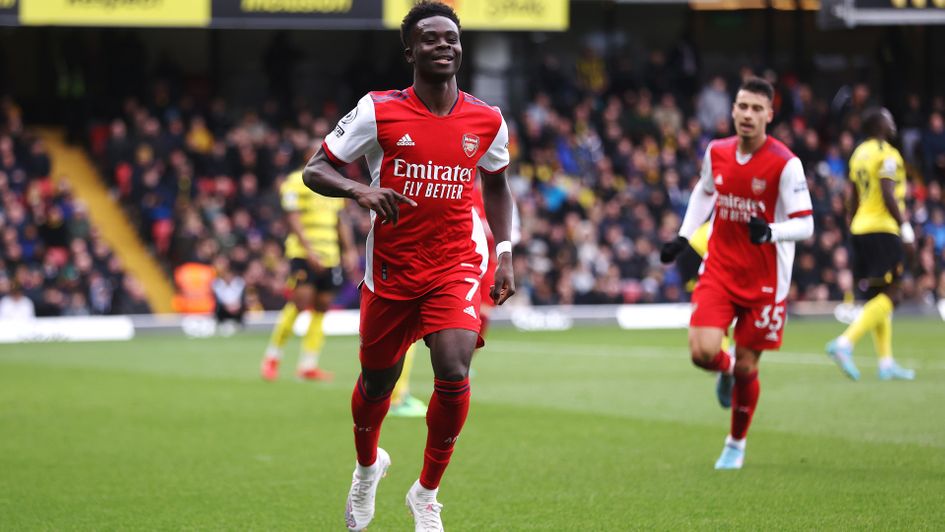 Bukayo Saka starred as Arsenal beat Watford 3-1 at Vicarage Road