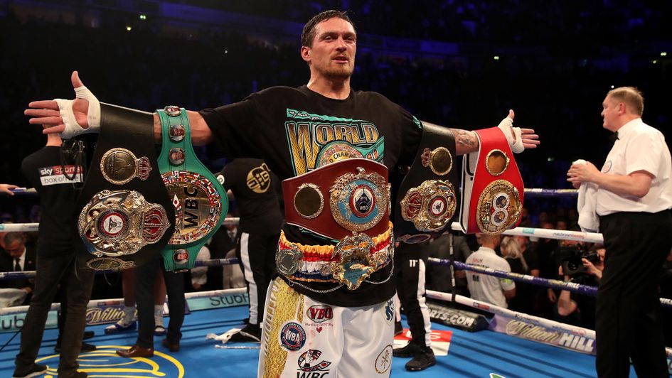 Oleksandr Usyk - in no rush to go up to heavyweight