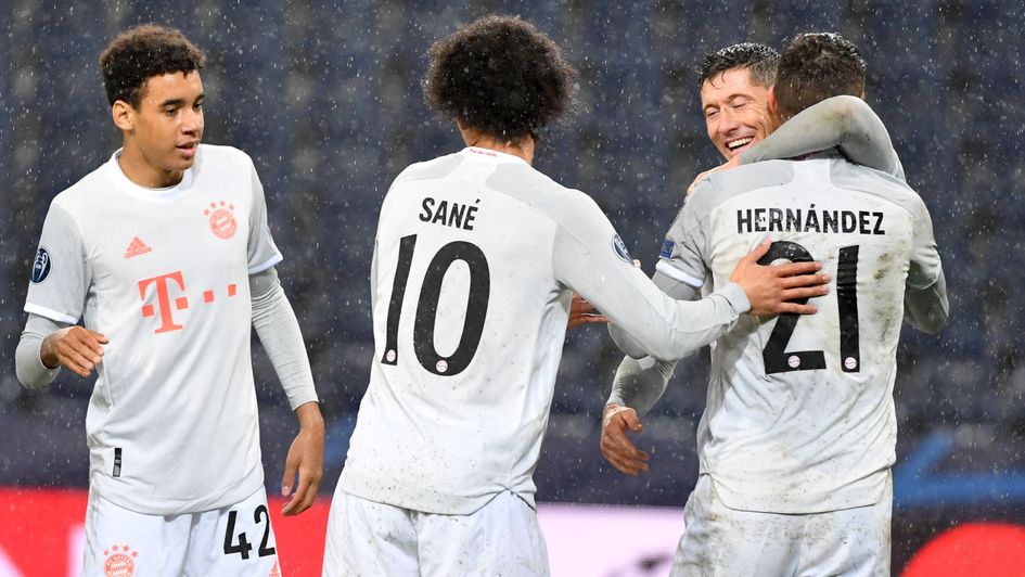 Bayern celebrate Lucas Hernandez's goal, which rewarded Sporting Life followers at 22/1