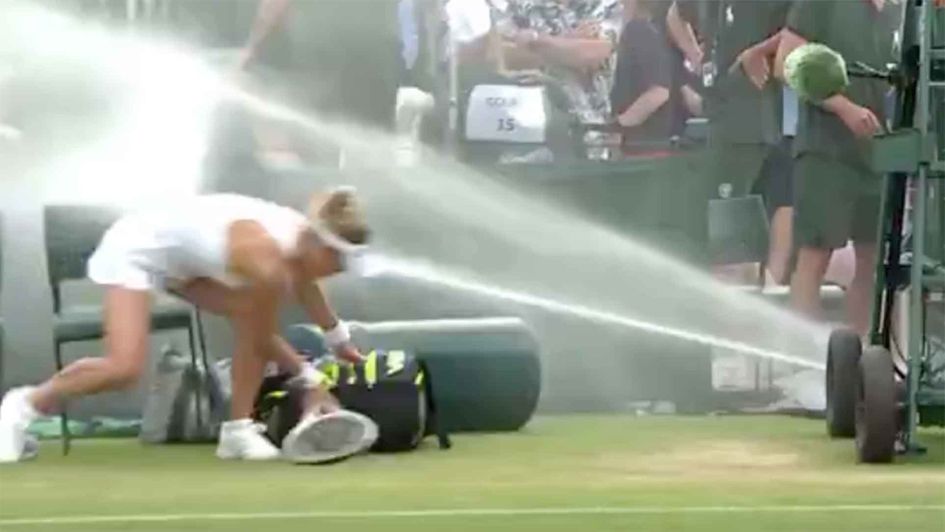 Scroll down to watch the video of this unusual moment