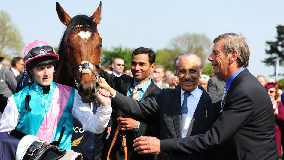 Prince Khalid Abdullah with the great Frankel