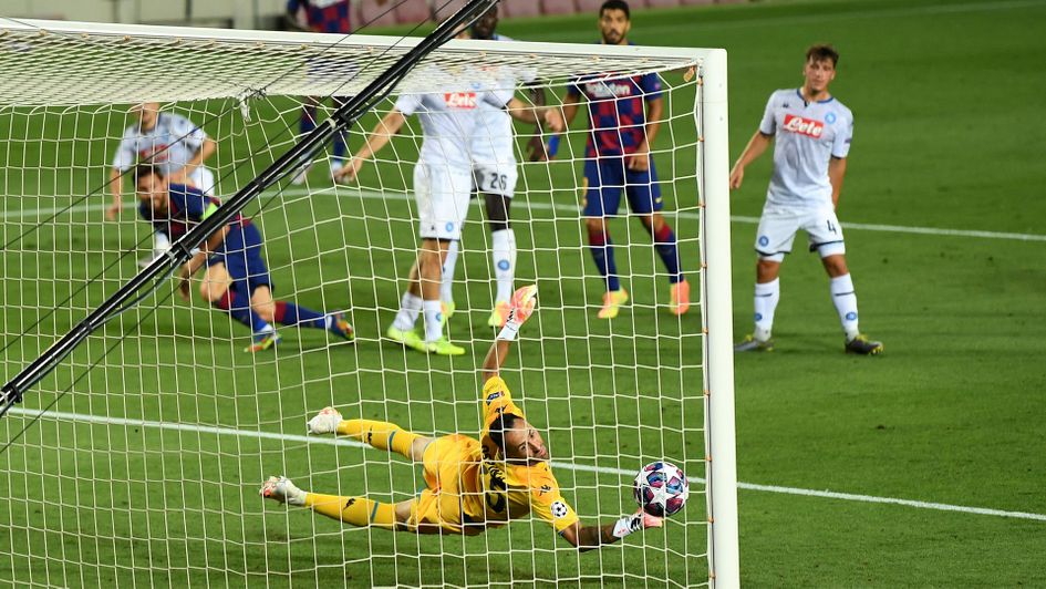 David Ospina couldn't stop Lionel Messi's effort