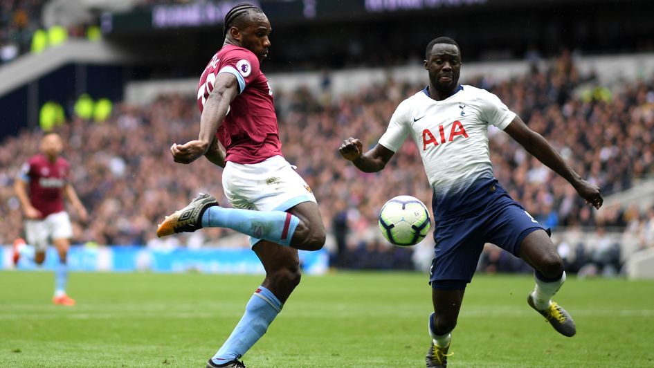 Michail Antonio strikes to become the first visiting player to score at Tottenham's new stadium