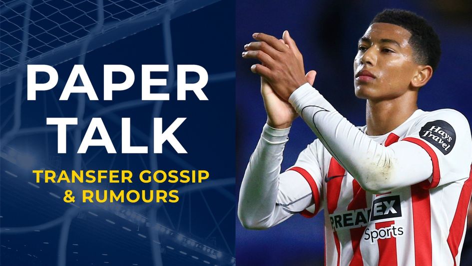 Paper Talk graphic with Sunderland's Jobe Bellingham
