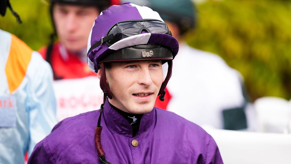 Jockey Rowan Scott at Newmarket Racecourse