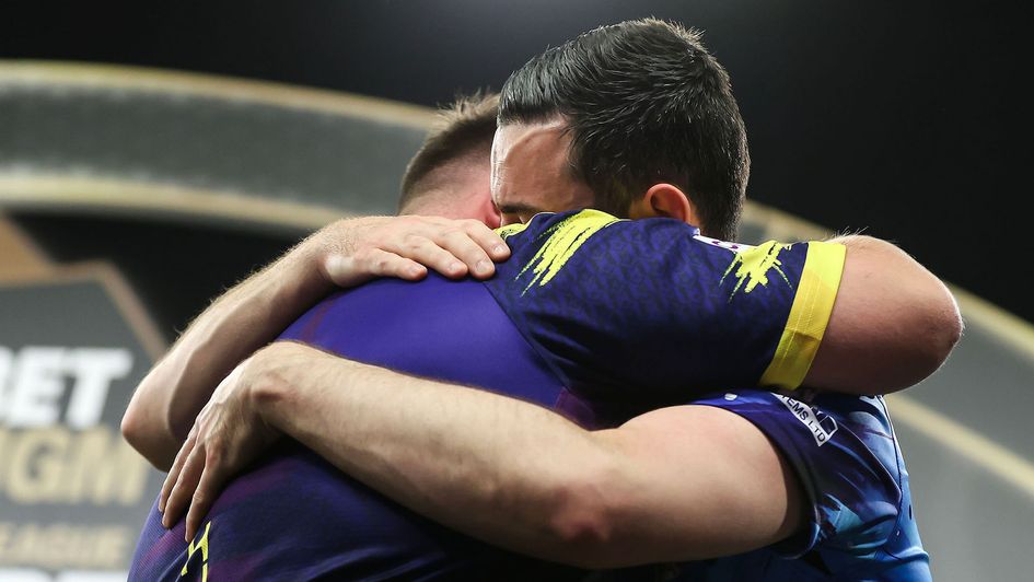 Luke Littler and Luke Humphries (Picture: Taylor Lanning/PDC)
