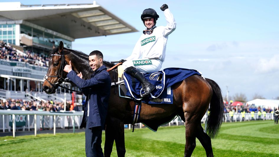 Constitution Hill after his Aintree win