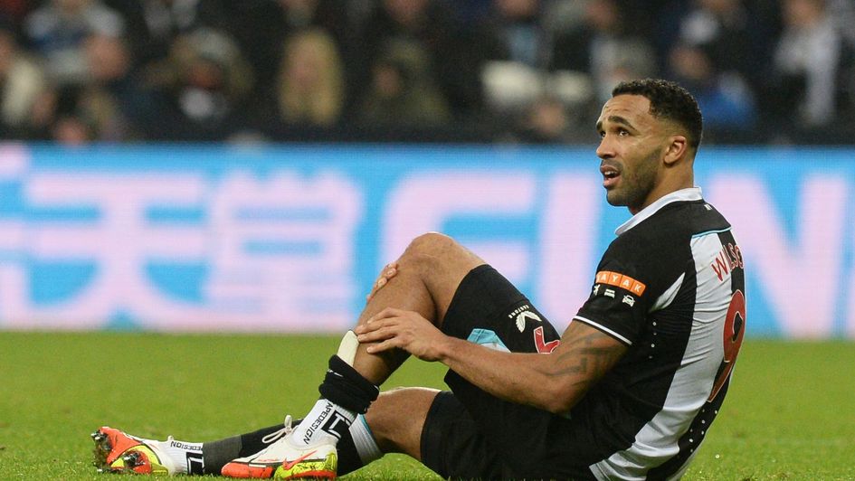Newcastle's Callum Wilson is injured