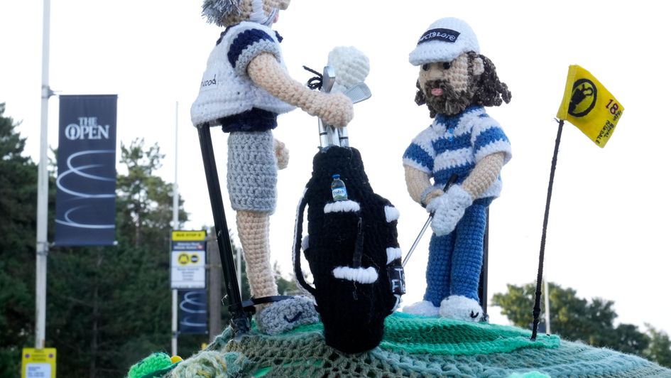Tommy Fleetwood and caddie Ian Finnis as you've never seen them before