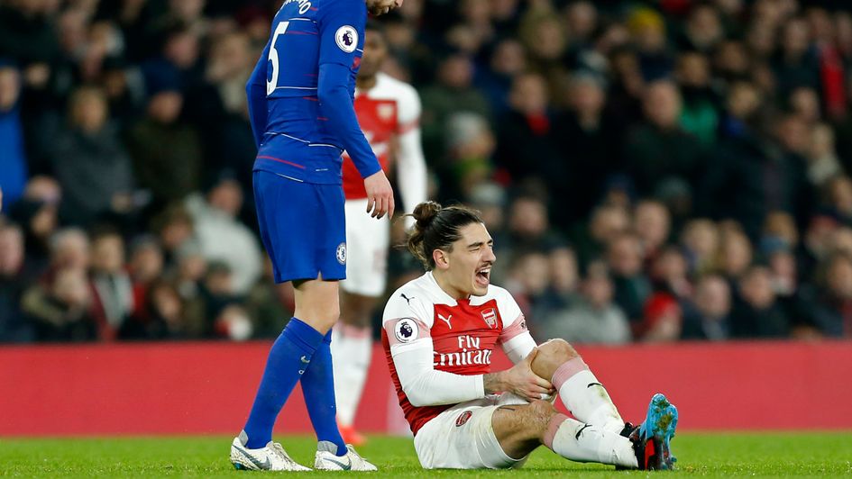 Hector Bellerin: The Arsenal and Spain defender ruptured his knee ligaments against Chelsea