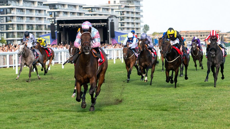 Angels Lane impresses in the Visit Malta St Hugh's Stakes