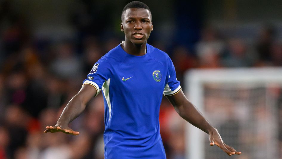 Moises Caicedo in action for Chelsea