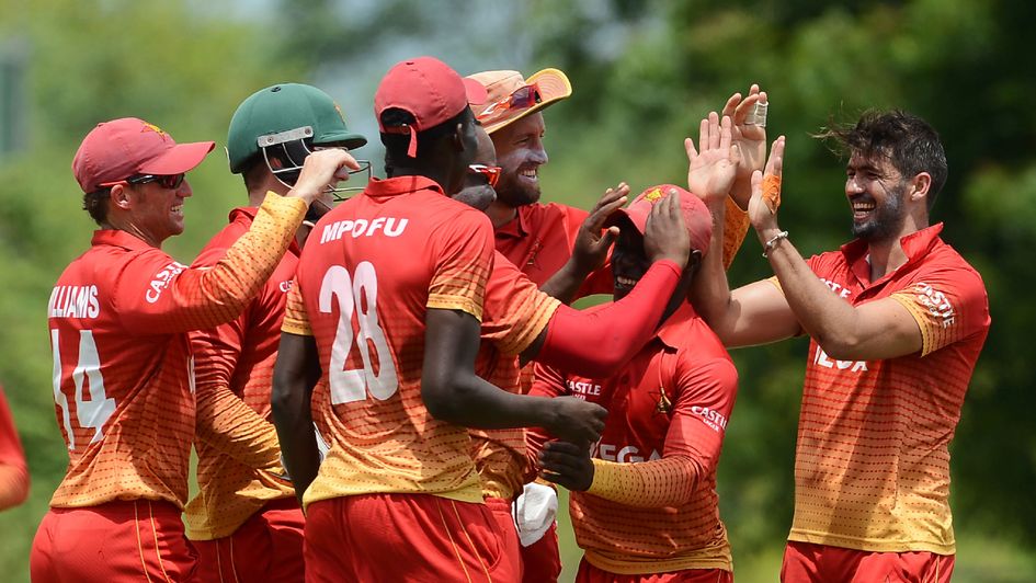 Zimbabwe celebrate their success