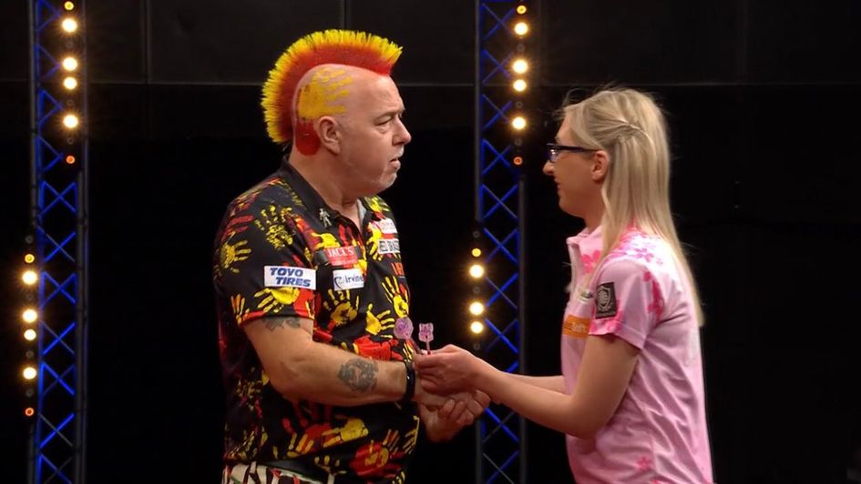 Peter Wright defeated Fallon Sherrock