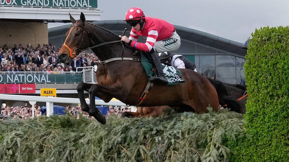 Glengouly in action at Aintree