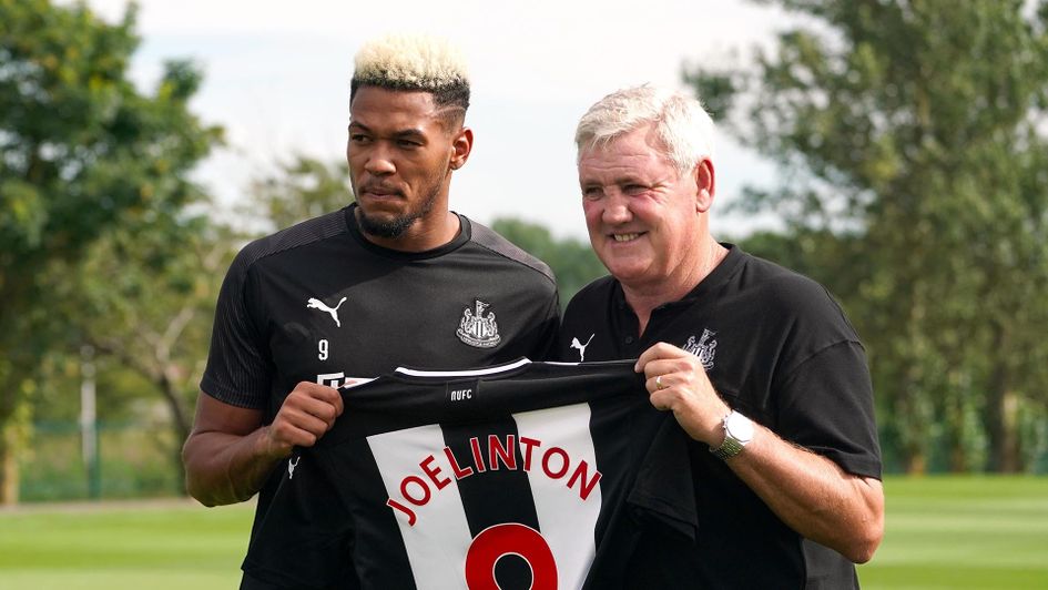 Joelinton and Steve Bruce