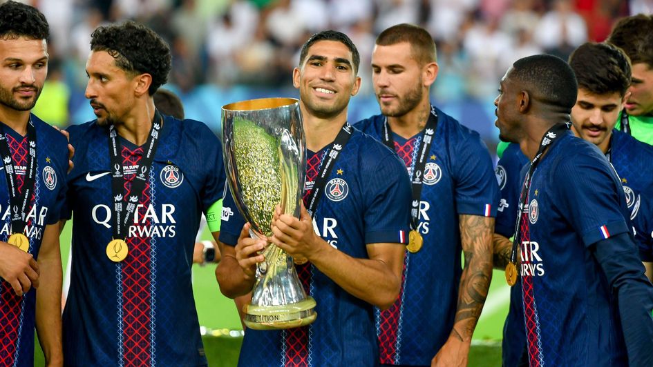 PSG won the UEFA Super Cup by beating Tottenham