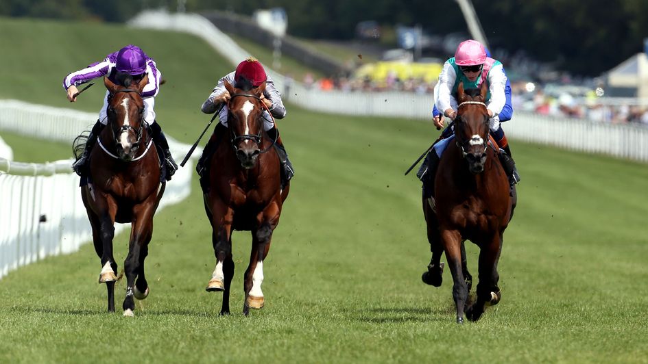 Kingman winning the Sussex Stakes at Glorious Goodwood