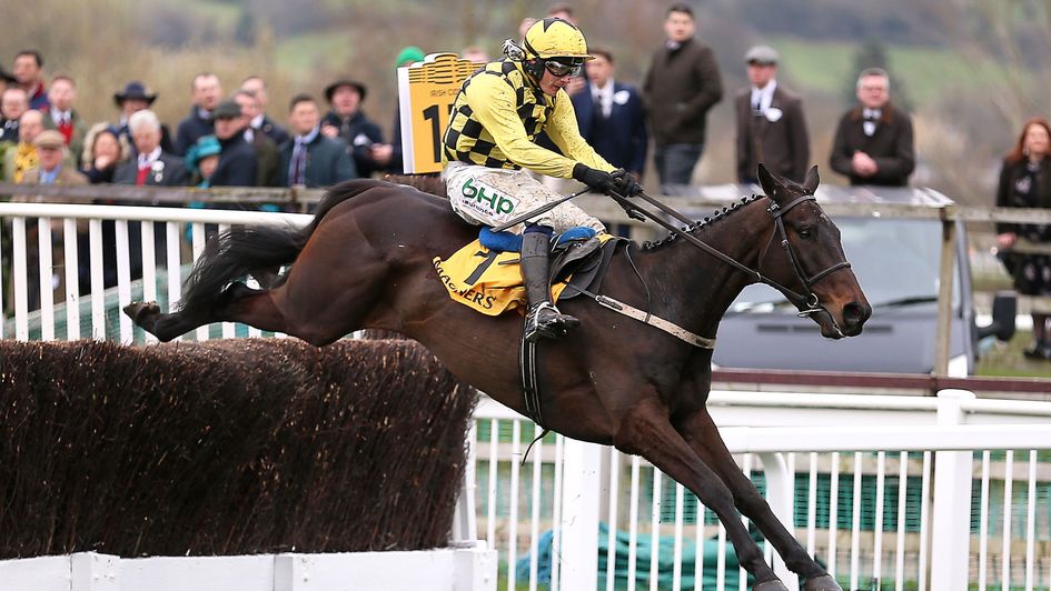 Al Boum Photo soars over the last in the Magners Cheltenham Gold Cup