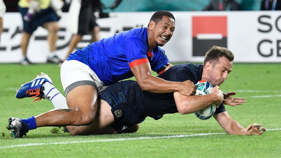 Greig Laidlaw scores for Scotland