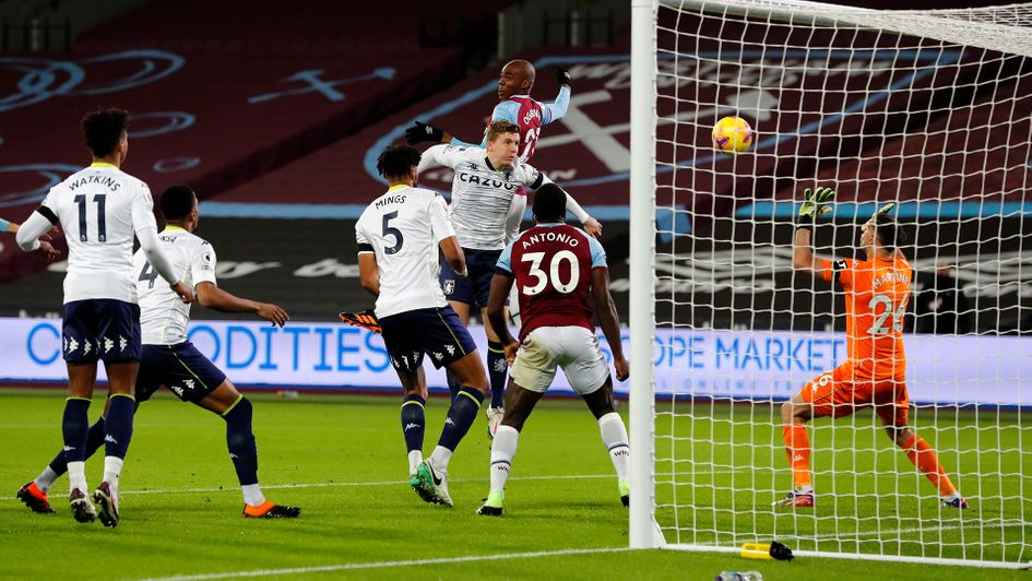 Angelo Ogbonna scores against Aston Villa