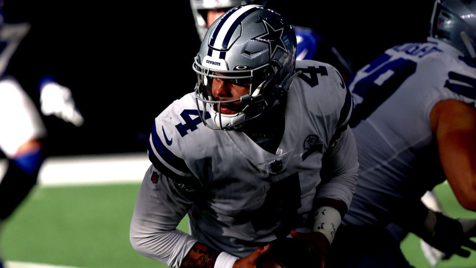 Dak Prescott in action for the Dallas Cowboys