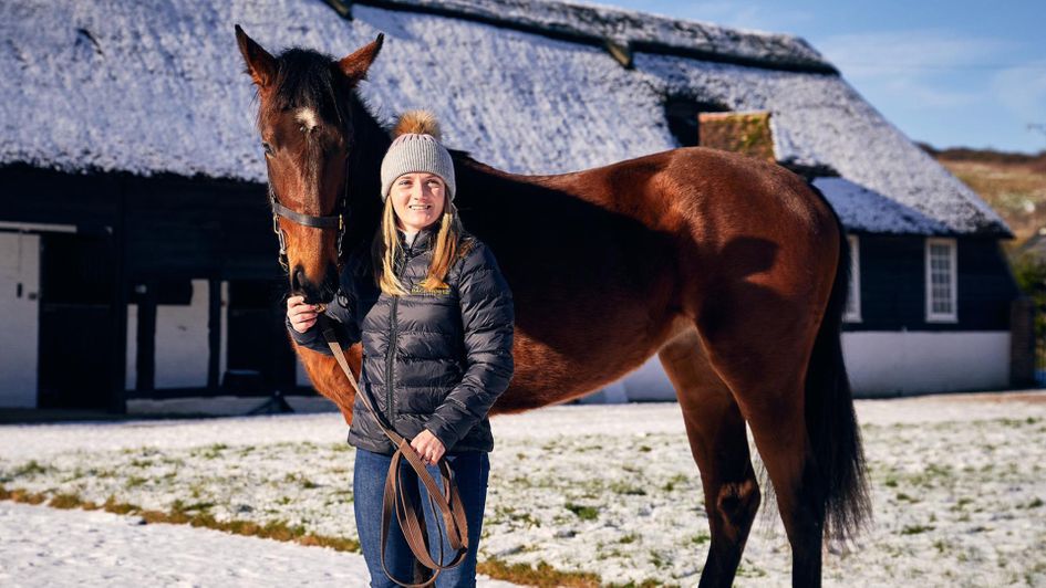 Star jockey Hollie Doyle with the prize filly