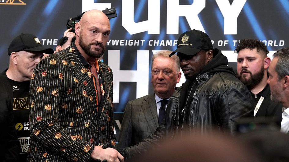 Tyson Fury and Dillian Whyte