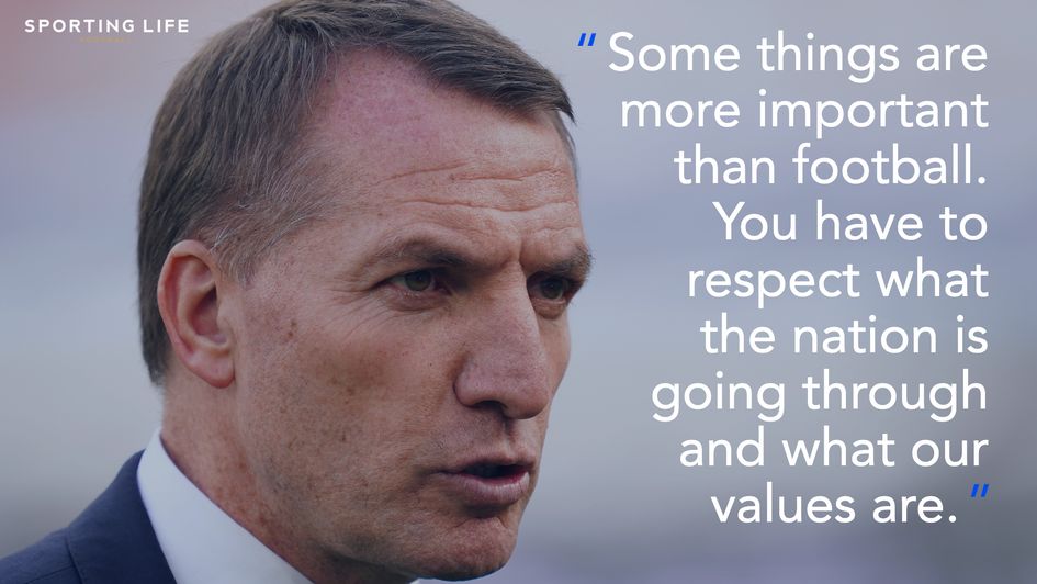 Brendan Rodgers on Leicester's trio of players dropped for a Covid-19 breach