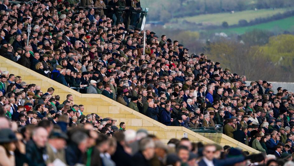 A huge crowd at Cheltenham on Thursday