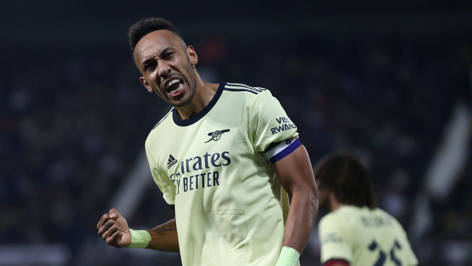 Pierre-Emerick Aubameyang scored a hat-trick as Arsenal won 6-0