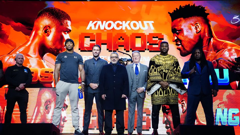 Anthony Joshua faces Francis Ngannou in Saudi Arabia