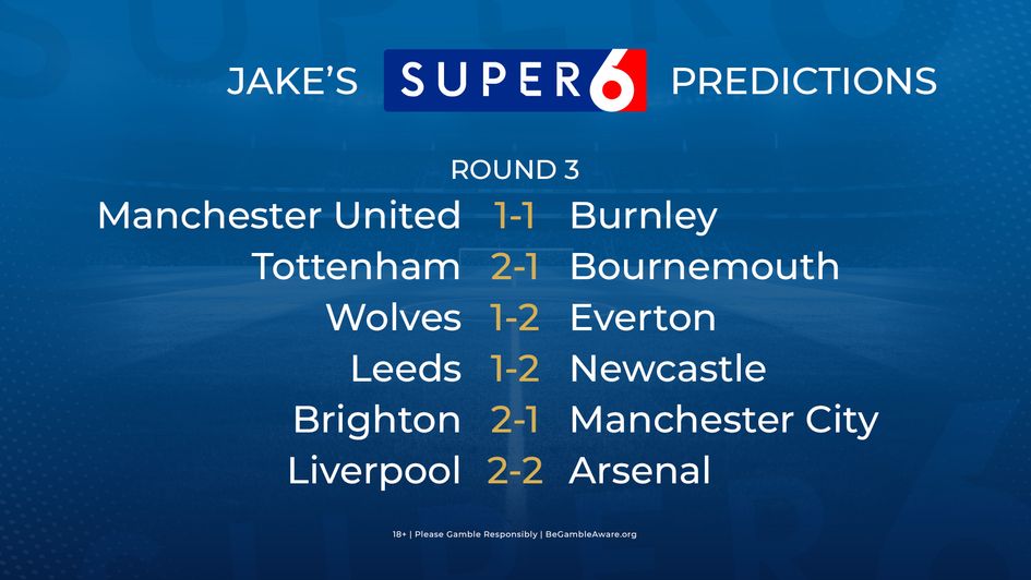 Super 6 predictions round 3