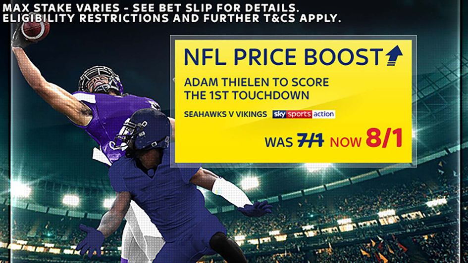The Sky Bet NFL Price Boost for Vikings @ Seahawks