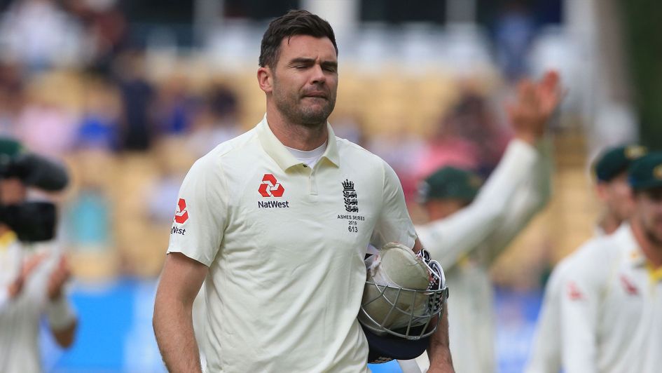 James Anderson is set to miss at least the second Ashes Test