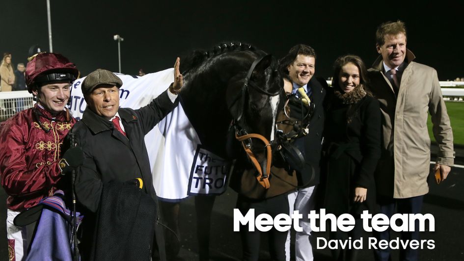 David Redvers (far right) pictured after Kameko's Newcastle win