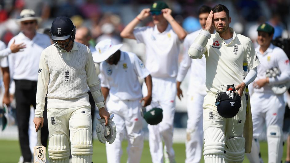 England slumped to defeat before tea on day four