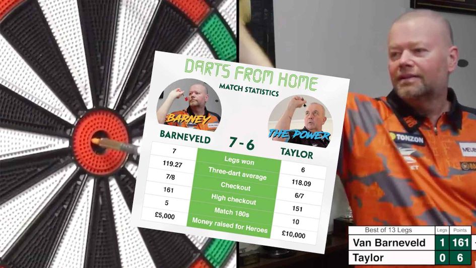 The darting legends raised thousands for charity