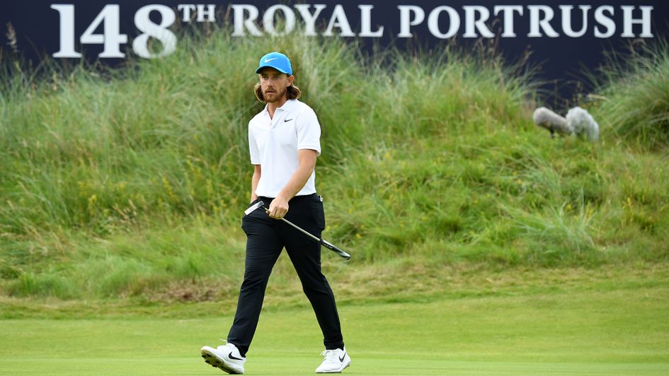 Tommy Fleetwood at The Open