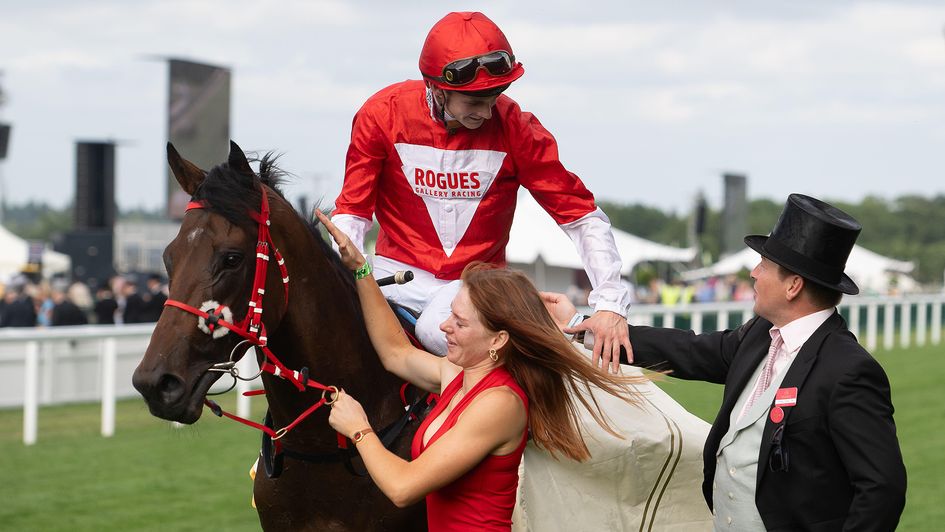 Rogue Diplomat pictured after winning the Royal Hunt Cup