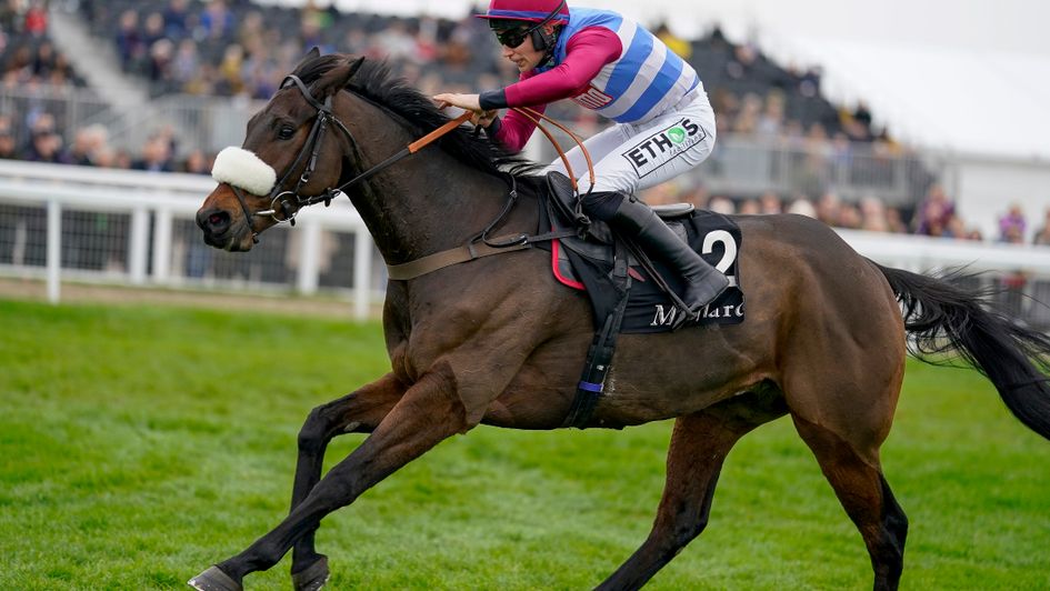 Threeunderthrufive in winning form under Adrian Heskin at Cheltenham