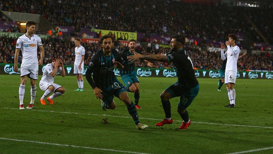 Super sub Manolo Gabbiadini scored a vital goal for Southampton