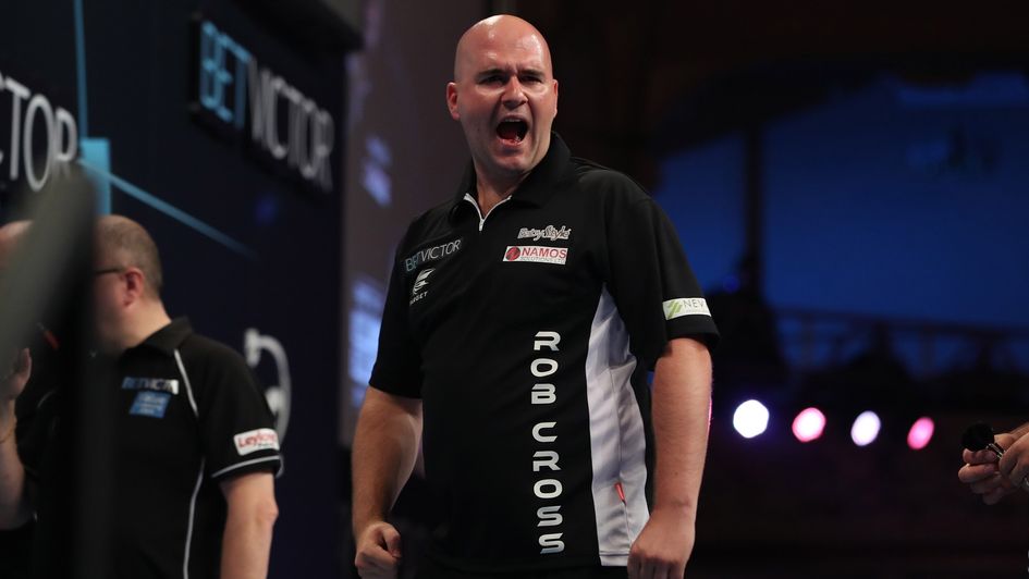 Rob Cross claimed victory in Barnsley