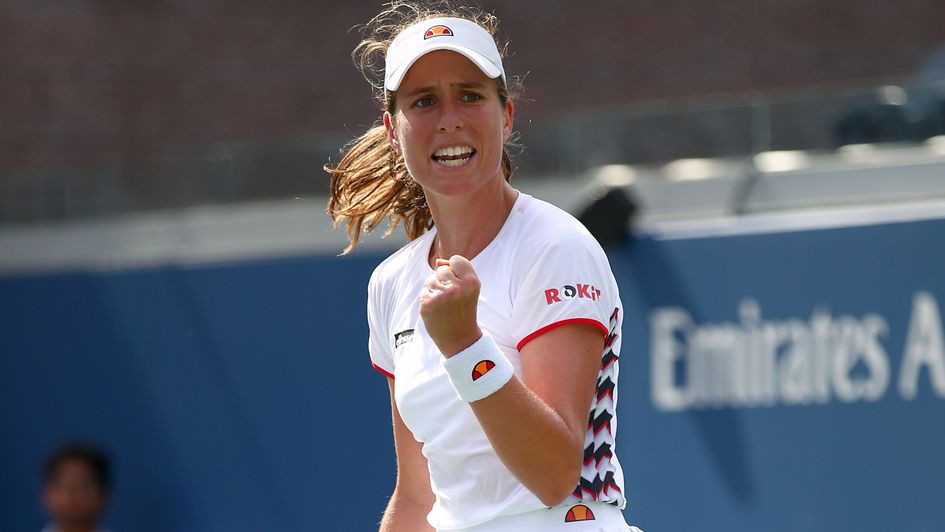 Johanna Konta: Delight at Flushing Meadows