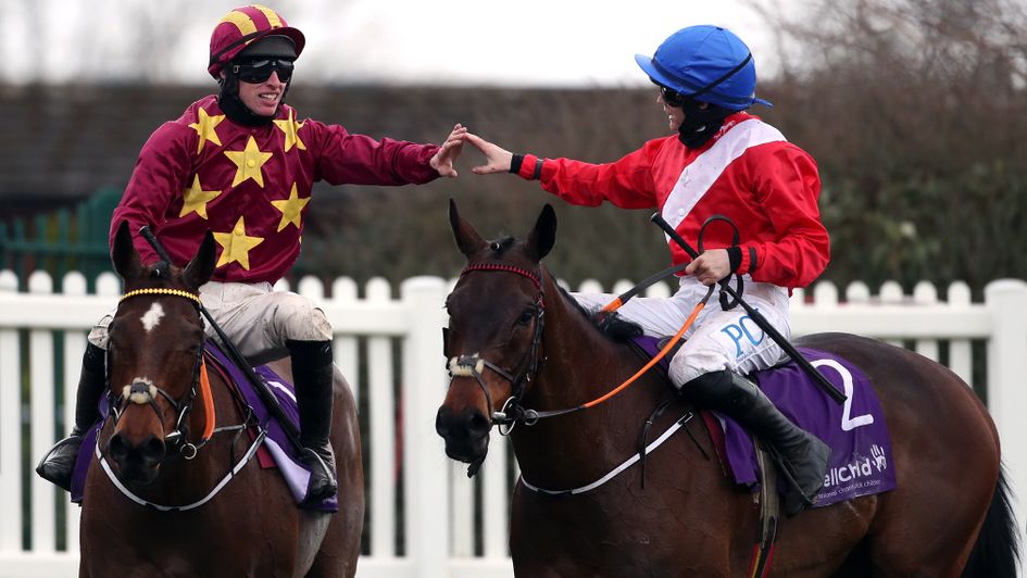 A Plus Tard (right) enhanced his reputation despite Gold Cup defeat