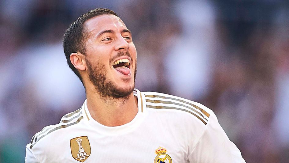 Eden Hazard in action for Real Madrid