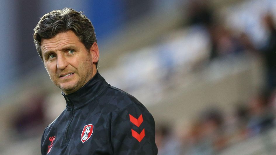 Rotherham manager Alex Bruce